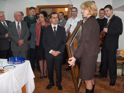 Poklon preduzeća Institutu, umetnička slika